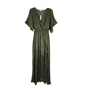 Baltic Born Olive Green Maxi Dress